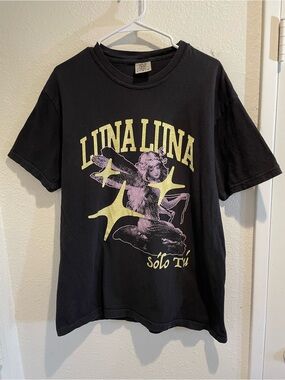 🎸 Luna Luna Band Merch Solo Tu Mushroom Tee L 🍄